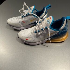 Air max 270 blue and yellow